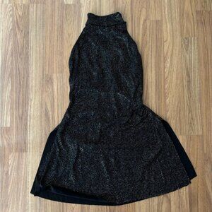 Sequins Black Dress - Dance Costume
